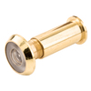 Prime-Line 9/16 in. Bore 200-Degree Solid Brass. Bright Brass Finish, Door Viewer U 9891